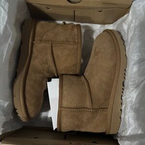 UGG Kids Tan Suede Boots